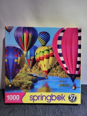 Springbok Hot Air Balloons 1000-Piece Jigsaw Puzzle - Multicolor